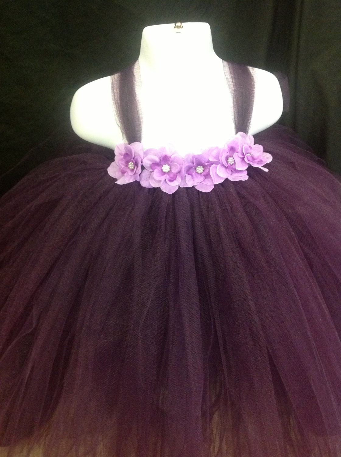 Purple Tutu Dress Plum Tutu Dress Dark Purple Tutu Dress