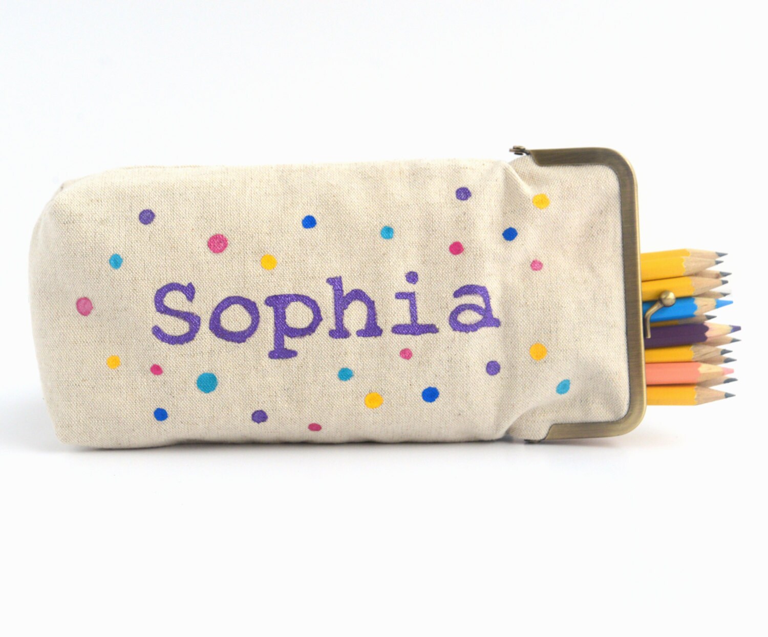 Personalized Case Pencil Pouch Storage Pouch by BagsCloset