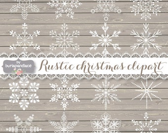Rustic Christmas, Clipart snowflakes cliparts, snowflakes christmas, winter clipart, snowflakes black cliparts