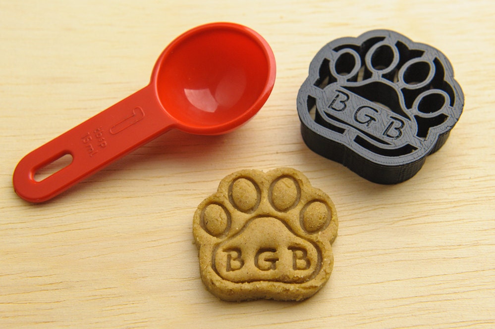 Dog Paw Cookie Cutter Custom Treat Personalized Pet Mini