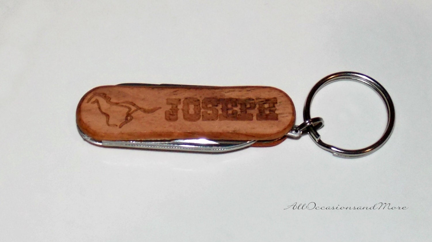 Personalized keychain pocket knife by AllOccasionsandMore on Etsy
