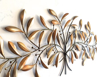 Gold Metal Wall Decor