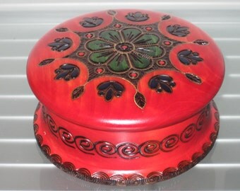 Jewelry box wooden chest