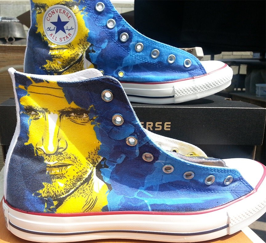 Breaking Bad Walt &amp; Jesse Custom Converse All Stars