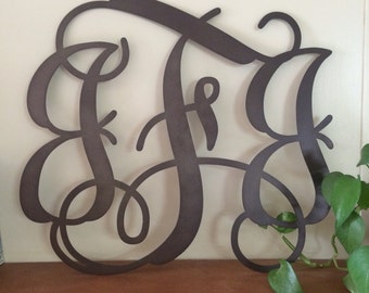 Metal Monogram Wall Decor