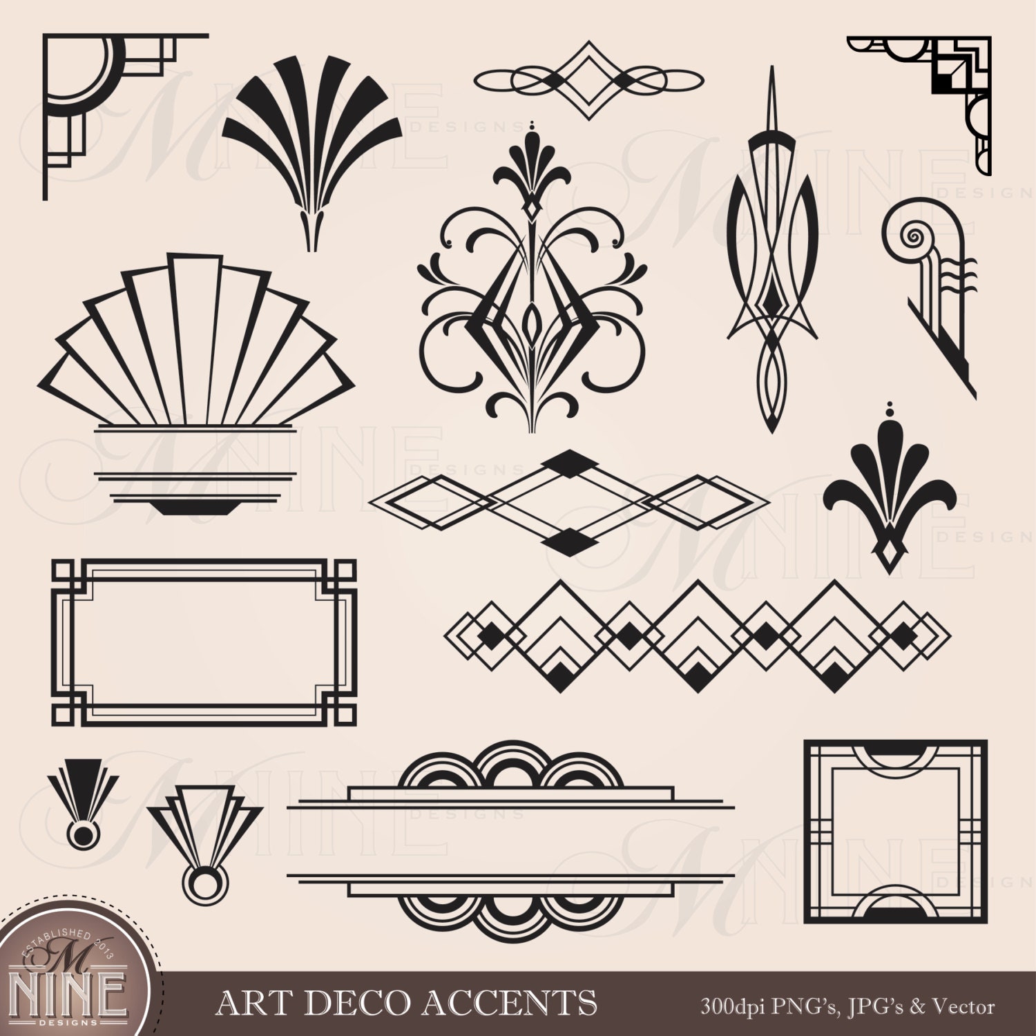 free clipart art deco borders - photo #39