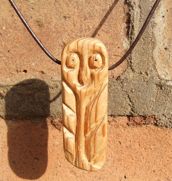 microcrystalline wax for wood Carved Owl Wood, Night (2) Pendant at Amulet Protection Hand Cedar