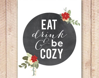 Popular items for cozy print on Etsy