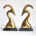 Vintage Brass Antelope/Ram/Gazelle Bookends, Brass Animal Bookends