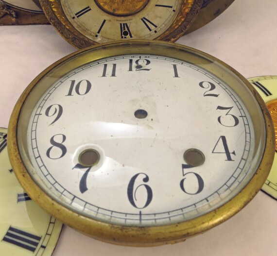 Reserved New Haven Clock Face Dial Porcelain Enamel Mantle