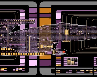 U.S.S. Enterprise NCC-1701-D Master Systems Display