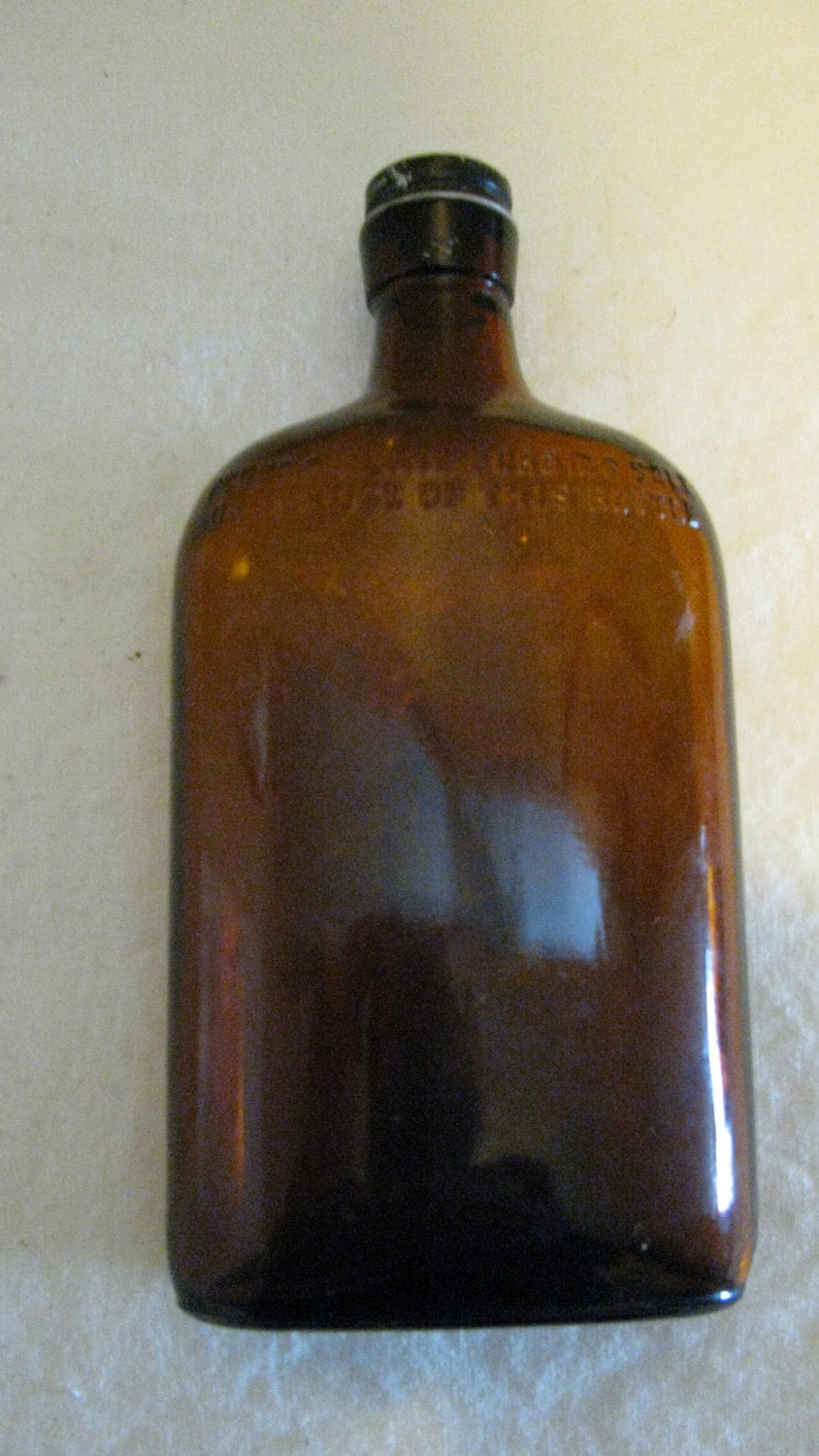 Vintage Whiskey Bottle 1 Pint New England By Flavsantiques On Etsy