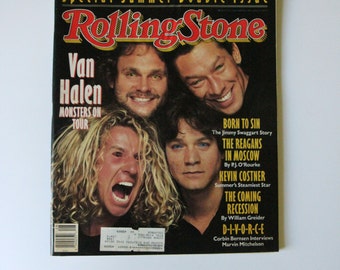 Van Halen - Rolling Stone Magazine Issue 530-531 - July 14-28, 1988