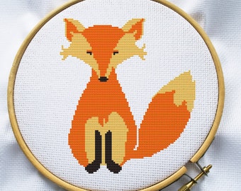 Items similar to Fox Counted Cross Stitch PDF Pattern on Etsy