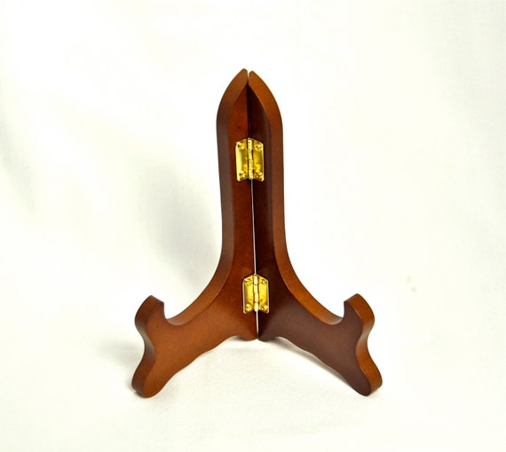 Wood Display Stand Rosewood 6 Holder Photo or Plate