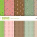 Digital Scrapbook Paper Pack, Digital Collage Sheet, Zombies, Walking Dead