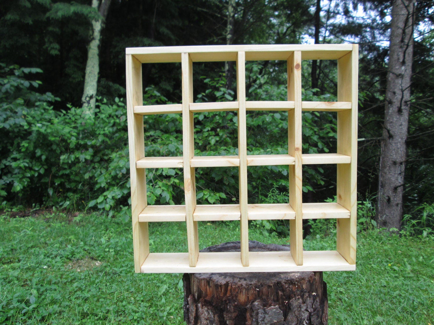 Items similar to Pine 4x4 Cubby Shelf on Etsy