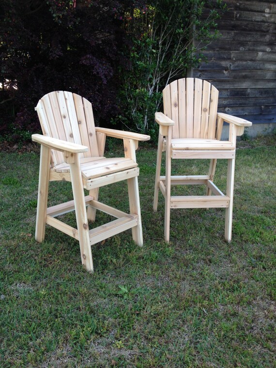 Great handmade wooden Directors Chair perfect on your deck or