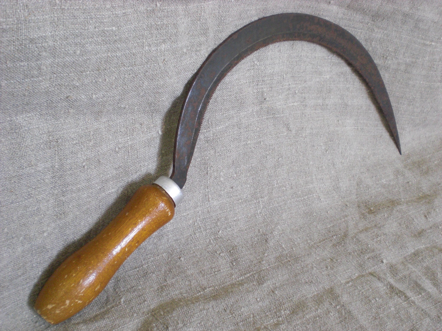 Hand sickle grain sickle scythe weed cutter vintage tool old