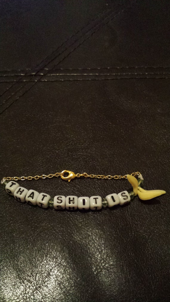 That Shit is Bananas Bead and Chain Bracelet
