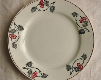 FORMER French earthenware plate