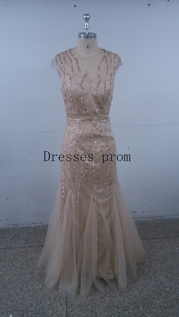 Sparkly long Tulle prom dresses with by Dressesprom on Etsy
