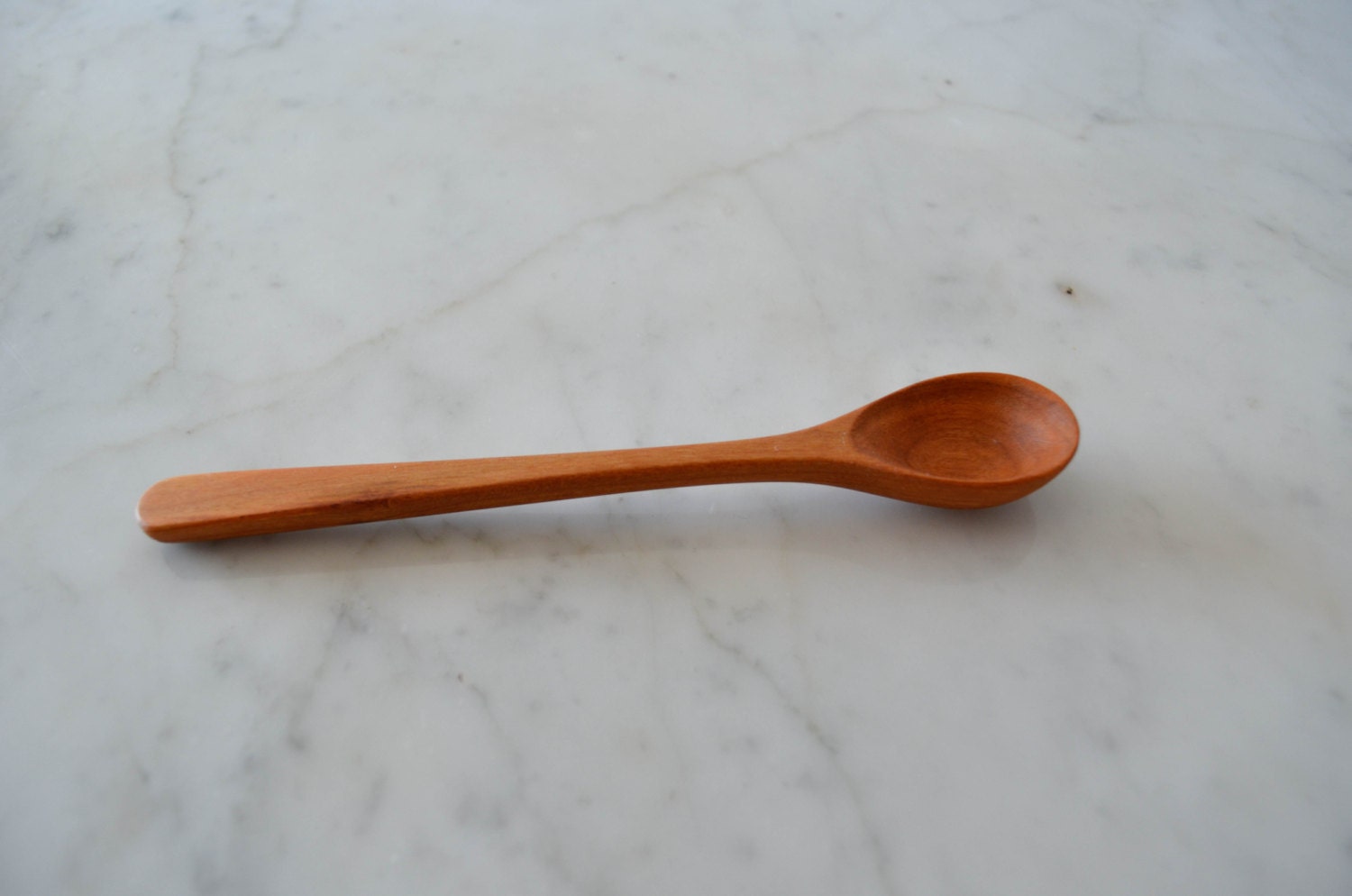 Small wooden teaspoon