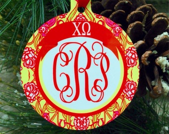 lilly chi o ornaments monogrammed christmas gift for your lilly chi o ornaments monogrammed christmas gift for your
