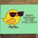 Funny Birthday Card For Her Happy Birthday to One Cool