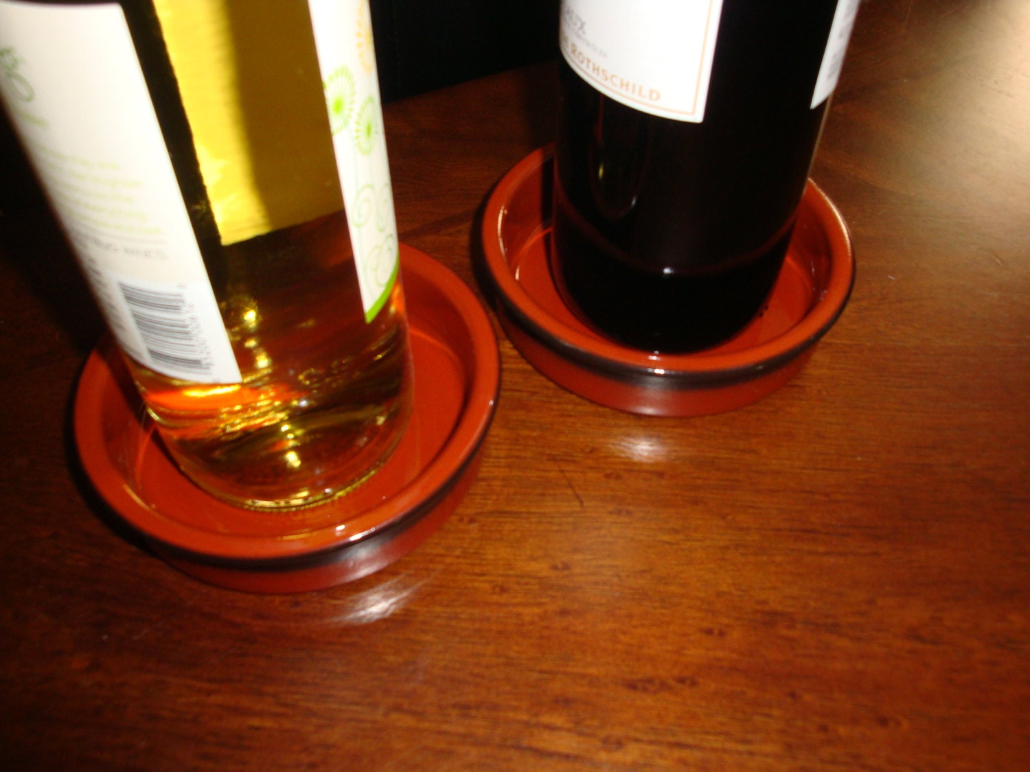 Vintage Glazed Terra Cotta Wine Bottle by BucketListGarnishes