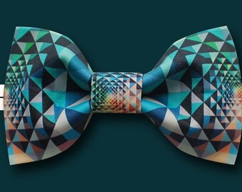 Behind Triangle Bowtie - Modern Boys Bowtie, Toddler Bowtie Toddler Bow tie,Pre Tied and Adjustable