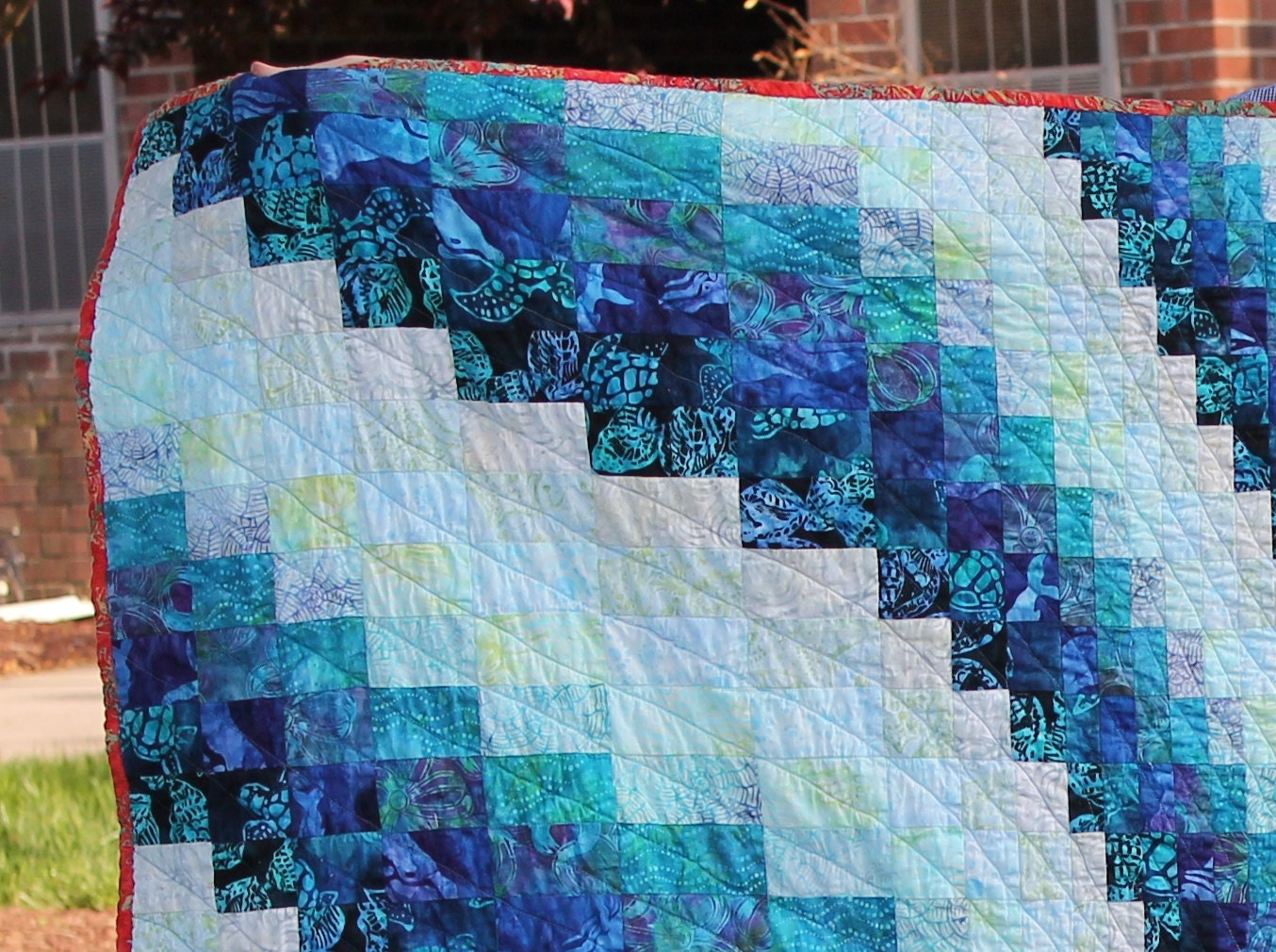 Ocean Waves Bargello Quilt Pattern