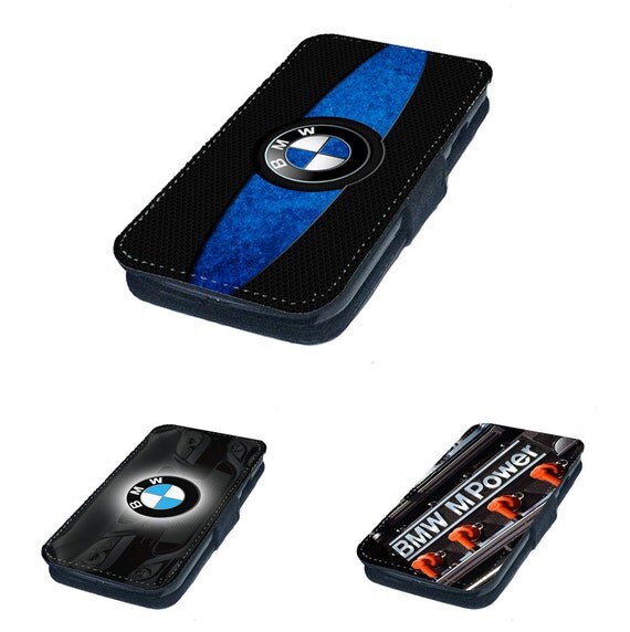 BMW Automotive Car Printed Leather Flip Phone Case by CoverBruva