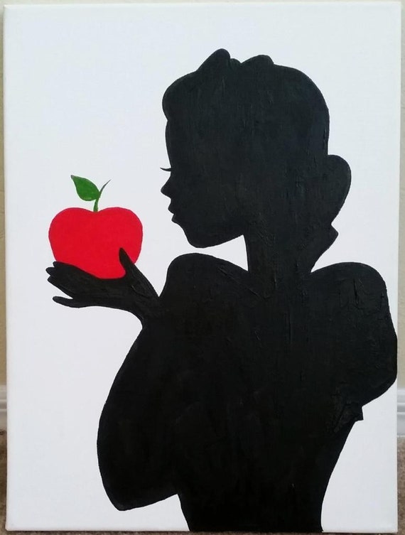 Free Free 281 Silhouette Snow White Apple Svg SVG PNG EPS DXF File