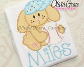 Boys Easter Shirt, Baseball Bunny, Embroidered Applique Shirt or Bodysuit Il_170x135