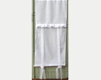 Popular items for white linen curtains on Etsy