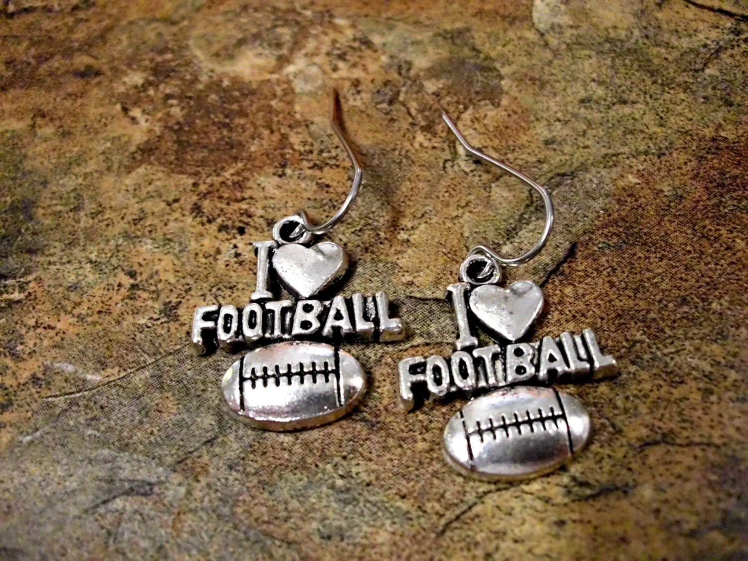 HUGE SALE NOW Football Earrings Football Jewelry Sports