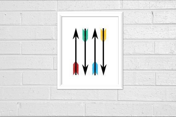 Arrow Art Minimal Wall Decor Print 8 x 10 Pdf Office Decor Printable Downloadable Print Your Own Modern