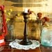 Vintage Wooden Candlestick Holder