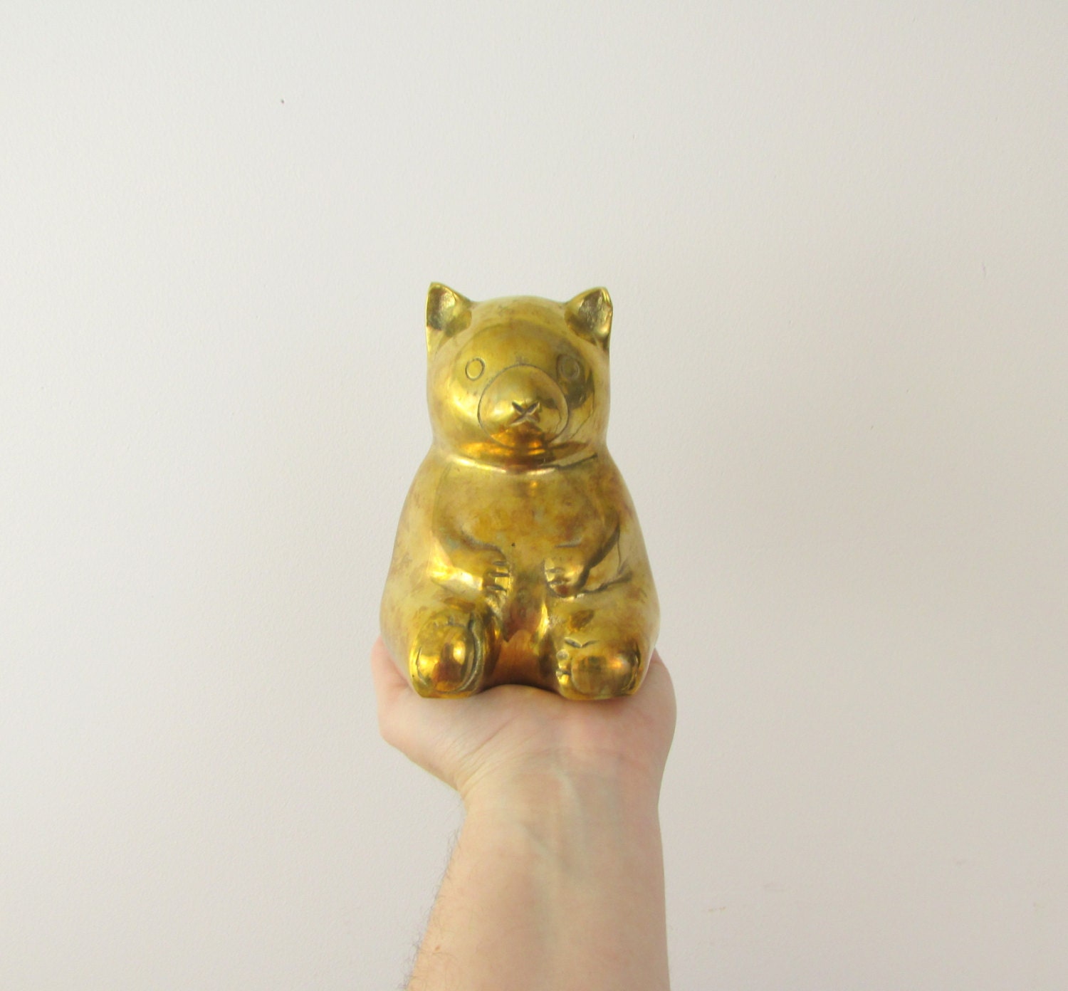 vintage teddy bear piggy bank