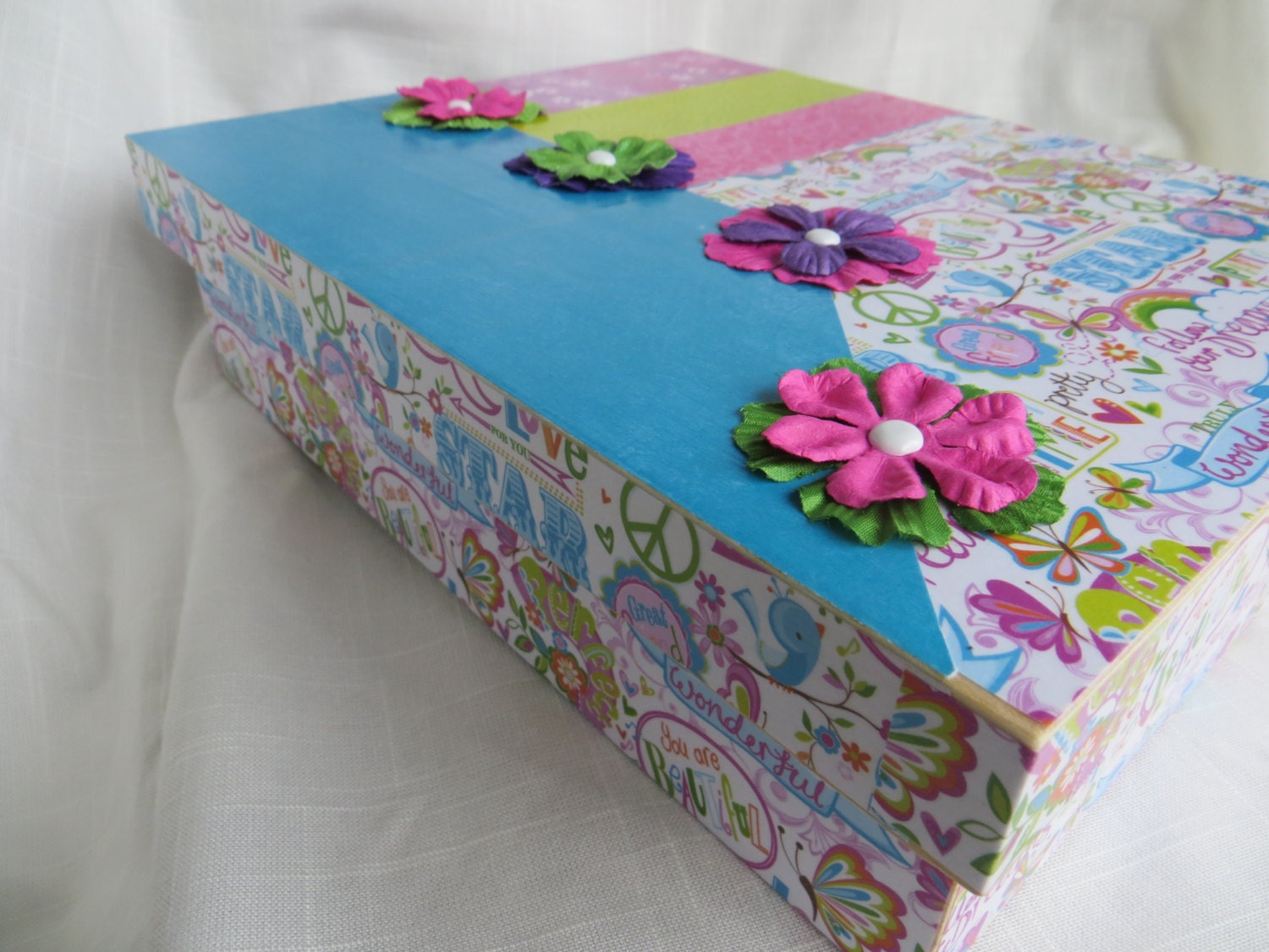 Teen Girls Memory or Keepsake Box Follow Your Dreams