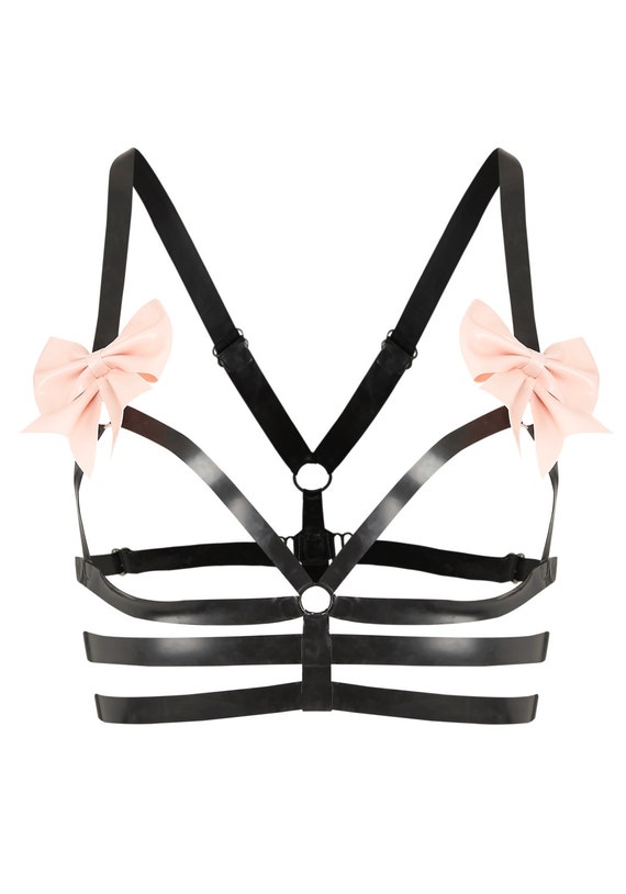Items similar to Cage Bra with Bows on Etsy
