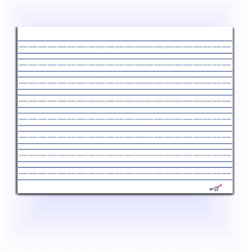 lined paper kindergarten preschool elementary homeschool