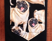 Pug Pocket Shirt tee S/M/L/XL