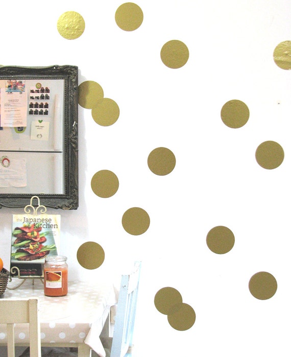 Polka Dot 5 Vinyl Wall Decals Kit Of 40 Dots Kids by FabDecals