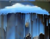 Sounding, seascape, surreal, abstract, photography, pixel sorting, glitch, blue, grey, rust, sea, stone, ocean, water, Aegean, Greece Sounding, seascape, surreal, abstract, photography, pixel sorting, glitch, blue, grey, rust, sea, stone, ocean, water, Aegean, Greece