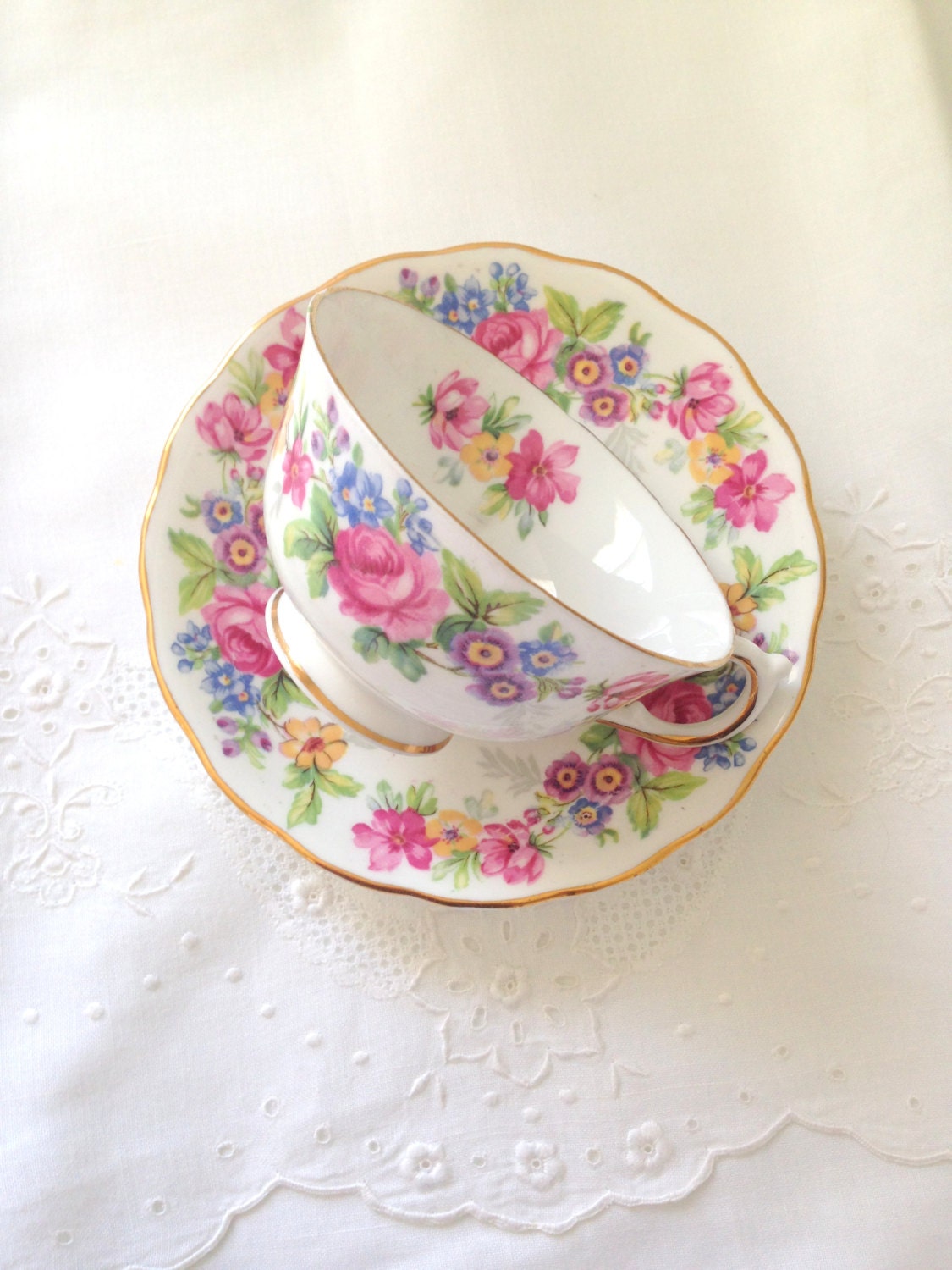 tea cup and saucer favors