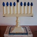 Vintage ELECTRIC MENORAH with 2 sets of Bulbs-HANUKKAH Holiday