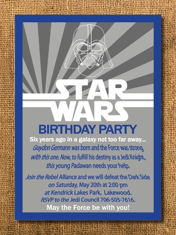 It is a graphic of Nifty Printable Star Wars Birthday Invitations It is a photo of Nifty Printable Star Wars Birthday Invitations