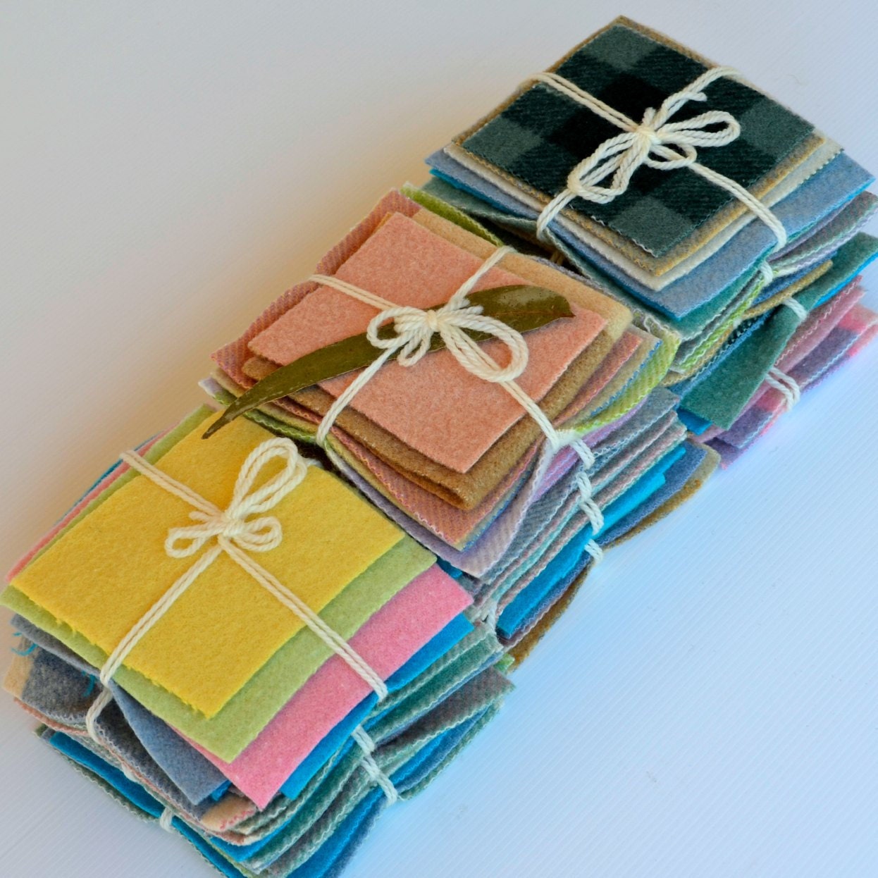 Bulk eco Wool felt squares 7590 pcs. Vintage by HinterlandMama